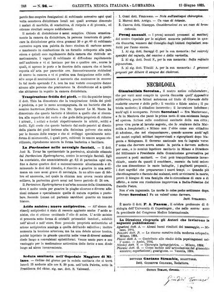 Gazzetta medica italiana Lombardia