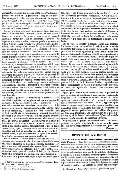 Gazzetta medica italiana Lombardia