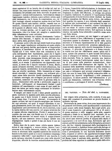 Gazzetta medica italiana Lombardia