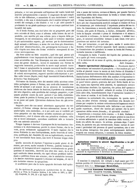 Gazzetta medica italiana Lombardia