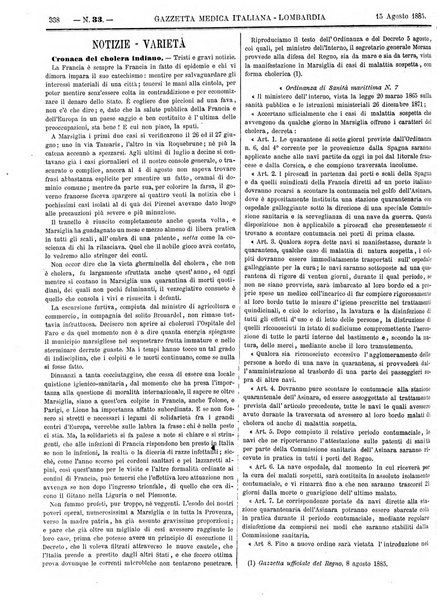 Gazzetta medica italiana Lombardia