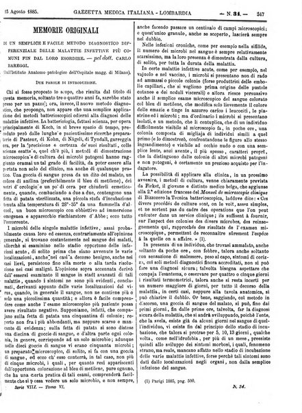 Gazzetta medica italiana Lombardia