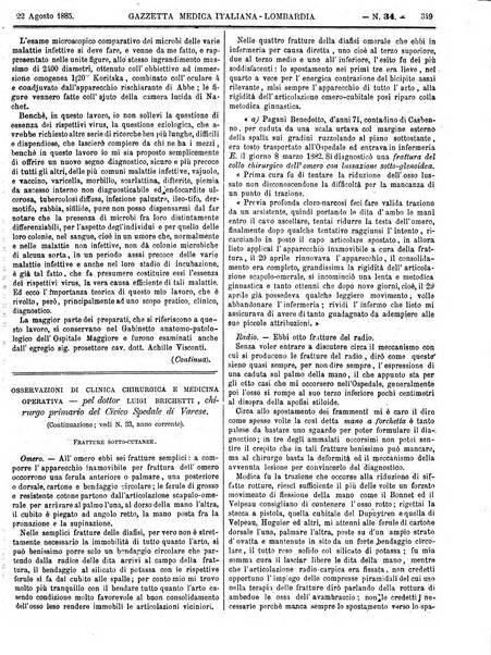 Gazzetta medica italiana Lombardia