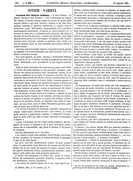 Gazzetta medica italiana Lombardia