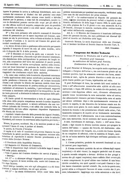 Gazzetta medica italiana Lombardia