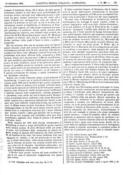 Gazzetta medica italiana Lombardia