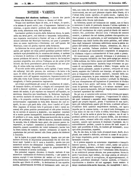 Gazzetta medica italiana Lombardia