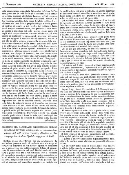 Gazzetta medica italiana Lombardia