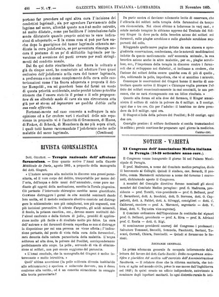 Gazzetta medica italiana Lombardia