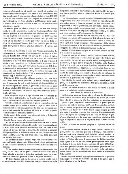 Gazzetta medica italiana Lombardia