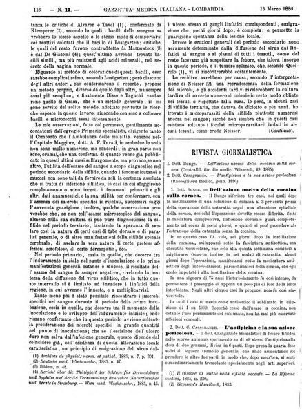 Gazzetta medica italiana Lombardia