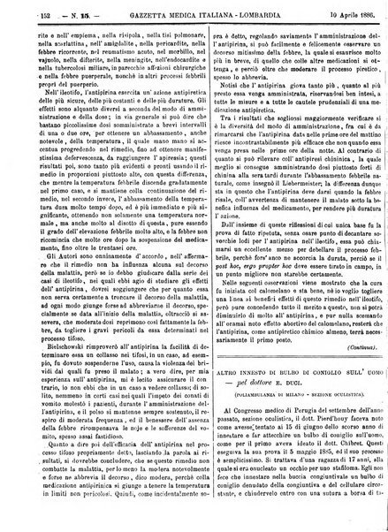 Gazzetta medica italiana Lombardia