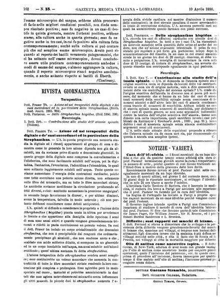 Gazzetta medica italiana Lombardia