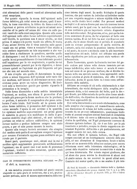 Gazzetta medica italiana Lombardia