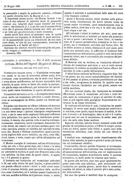 Gazzetta medica italiana Lombardia