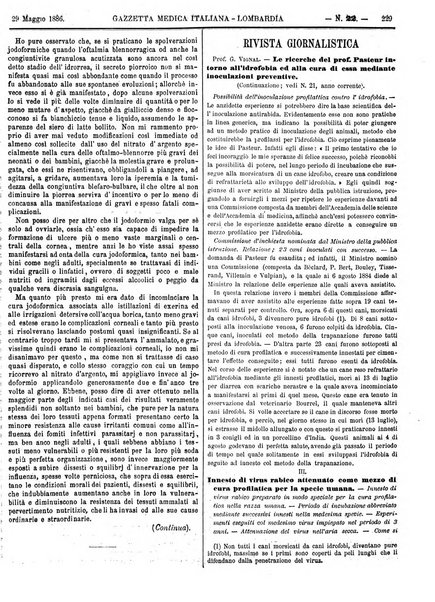 Gazzetta medica italiana Lombardia