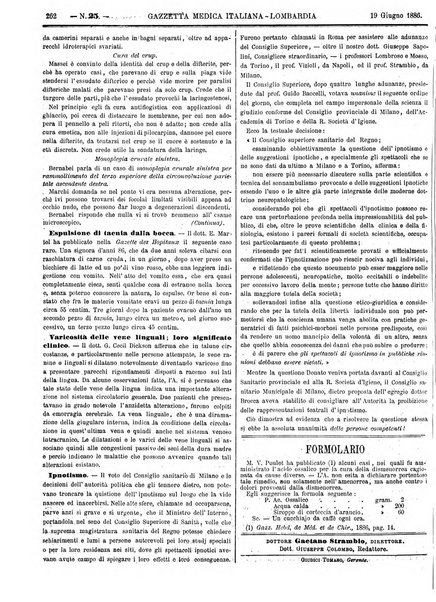 Gazzetta medica italiana Lombardia