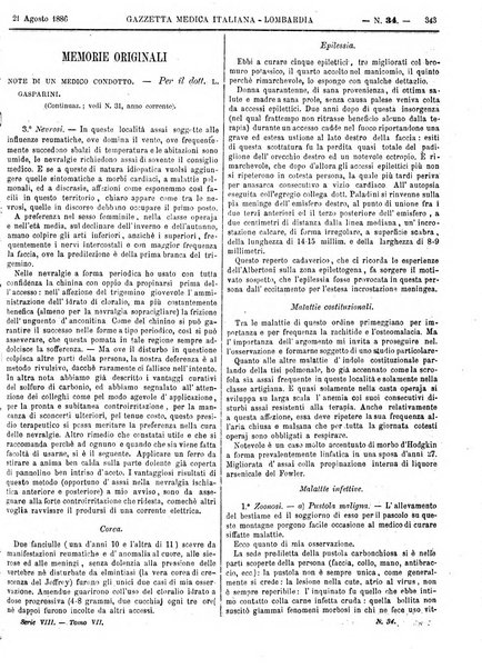 Gazzetta medica italiana Lombardia