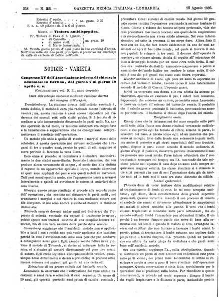 Gazzetta medica italiana Lombardia