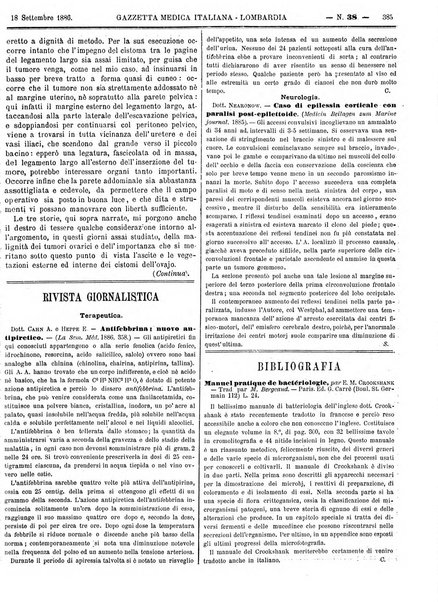 Gazzetta medica italiana Lombardia