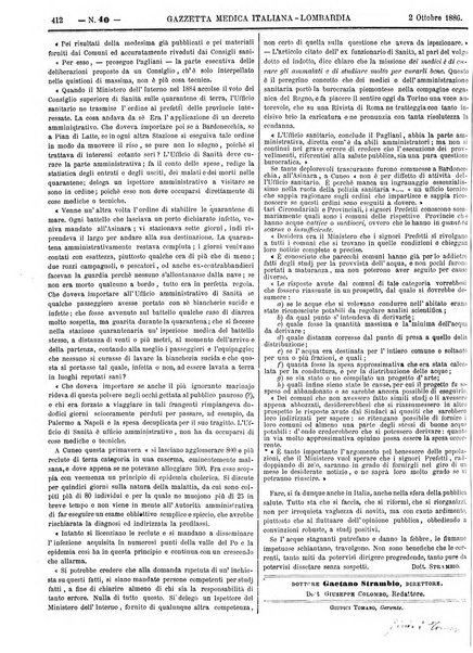 Gazzetta medica italiana Lombardia