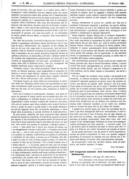 Gazzetta medica italiana Lombardia