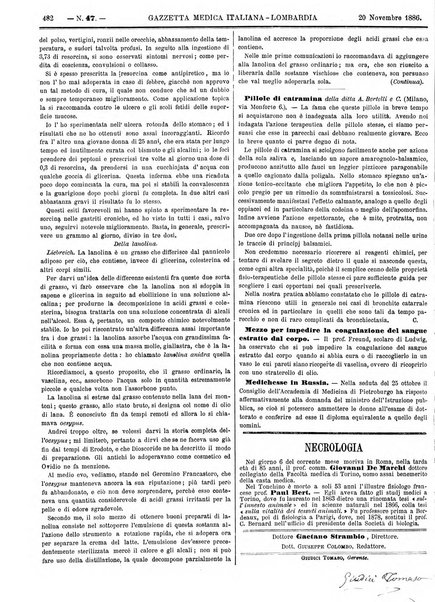 Gazzetta medica italiana Lombardia