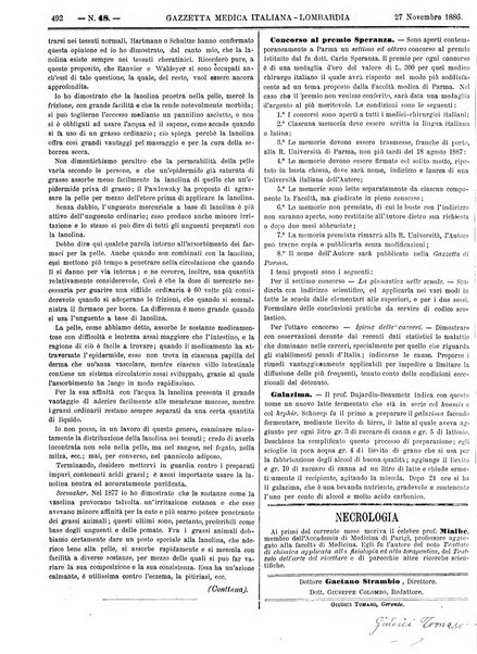 Gazzetta medica italiana Lombardia