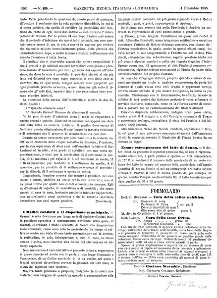 Gazzetta medica italiana Lombardia