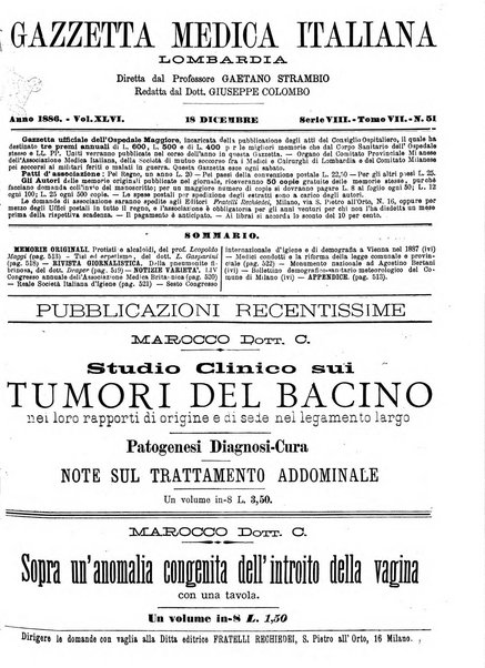 Gazzetta medica italiana Lombardia