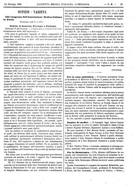 Gazzetta medica italiana Lombardia