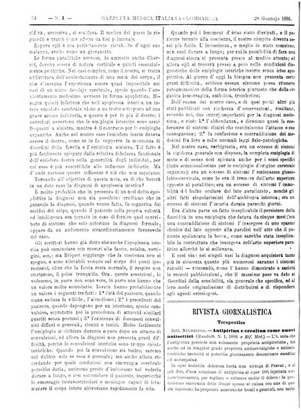 Gazzetta medica italiana Lombardia