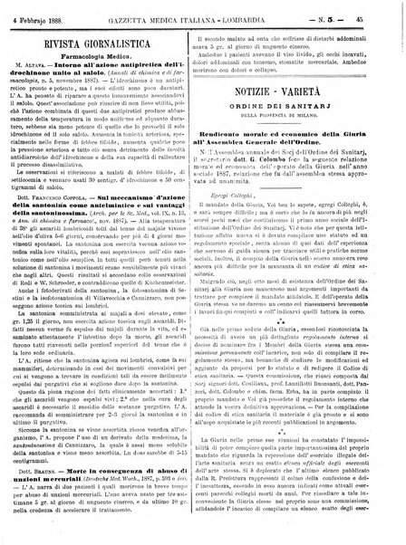 Gazzetta medica italiana Lombardia