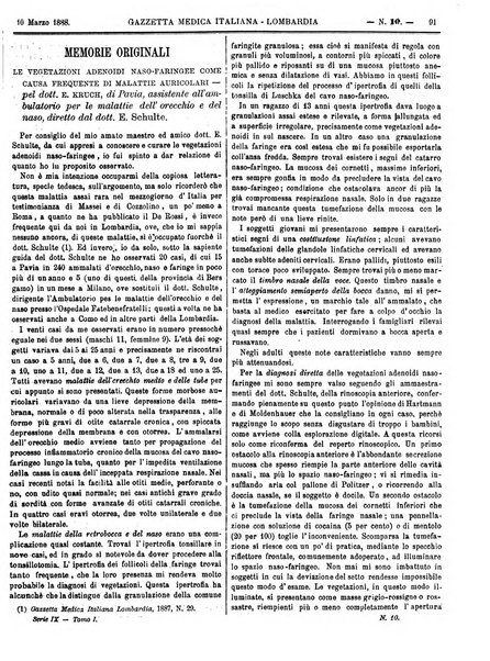 Gazzetta medica italiana Lombardia