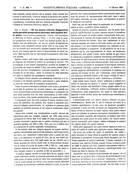 Gazzetta medica italiana Lombardia