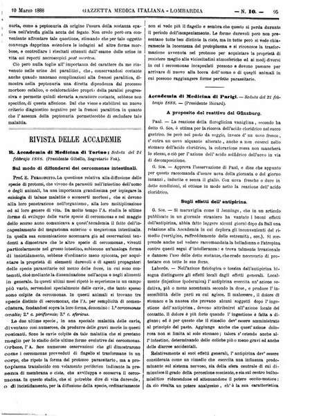 Gazzetta medica italiana Lombardia