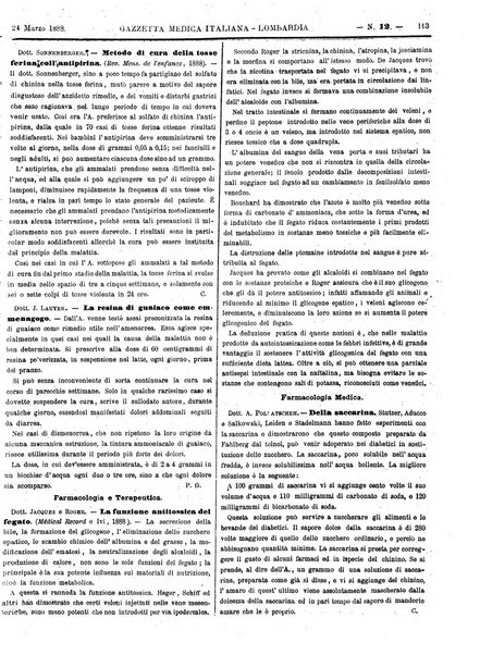 Gazzetta medica italiana Lombardia