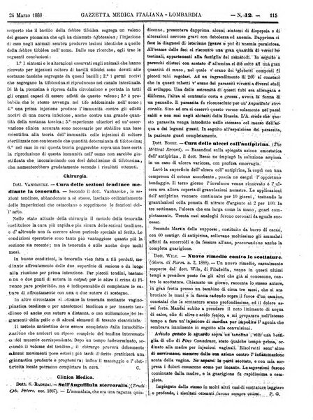 Gazzetta medica italiana Lombardia