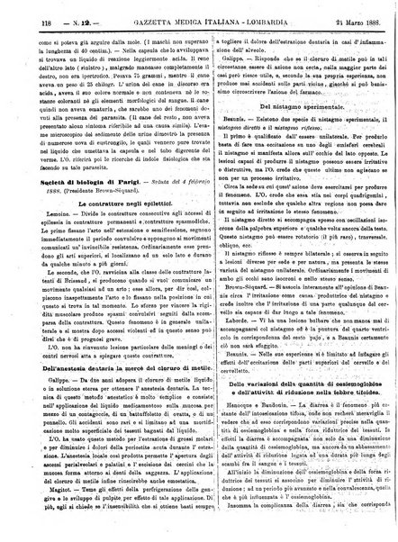 Gazzetta medica italiana Lombardia