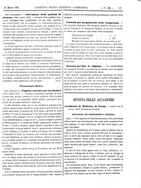 Gazzetta medica italiana Lombardia