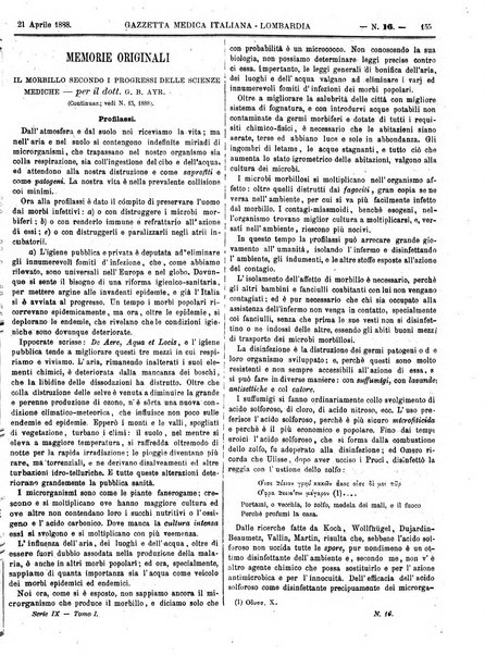 Gazzetta medica italiana Lombardia