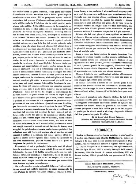 Gazzetta medica italiana Lombardia