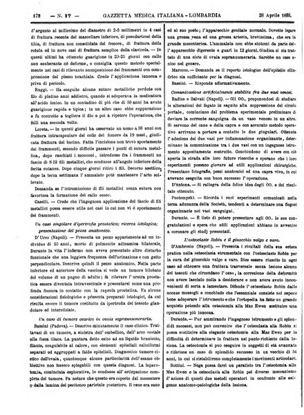 Gazzetta medica italiana Lombardia