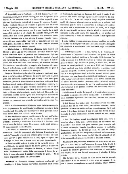 Gazzetta medica italiana Lombardia