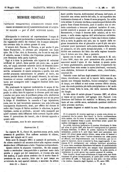 Gazzetta medica italiana Lombardia