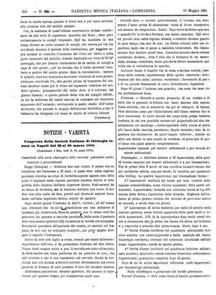 Gazzetta medica italiana Lombardia