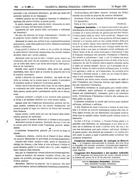 Gazzetta medica italiana Lombardia