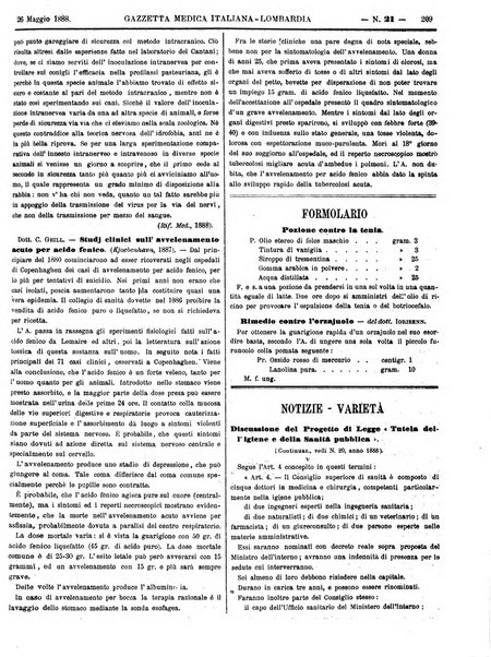 Gazzetta medica italiana Lombardia