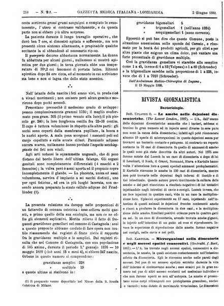 Gazzetta medica italiana Lombardia