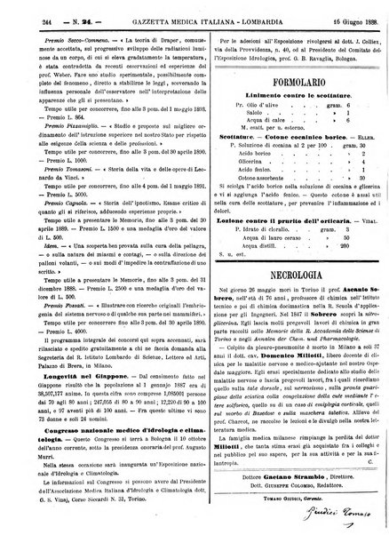 Gazzetta medica italiana Lombardia